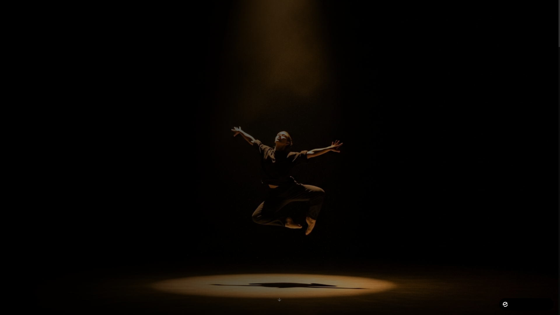 Danseur en clair-obscur